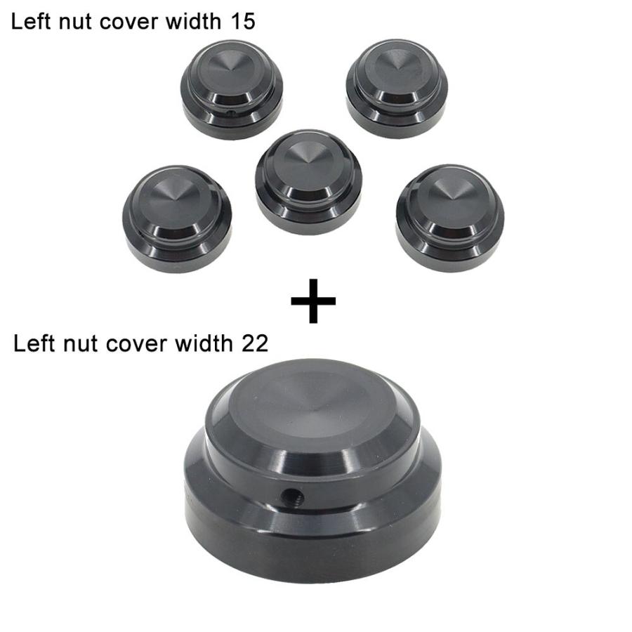 ハーレーナイトスター975 RH 975スペシャル2022 2023 バイクフロントアクスルカバー ロッカーアームカバー ネジキャップ 黒