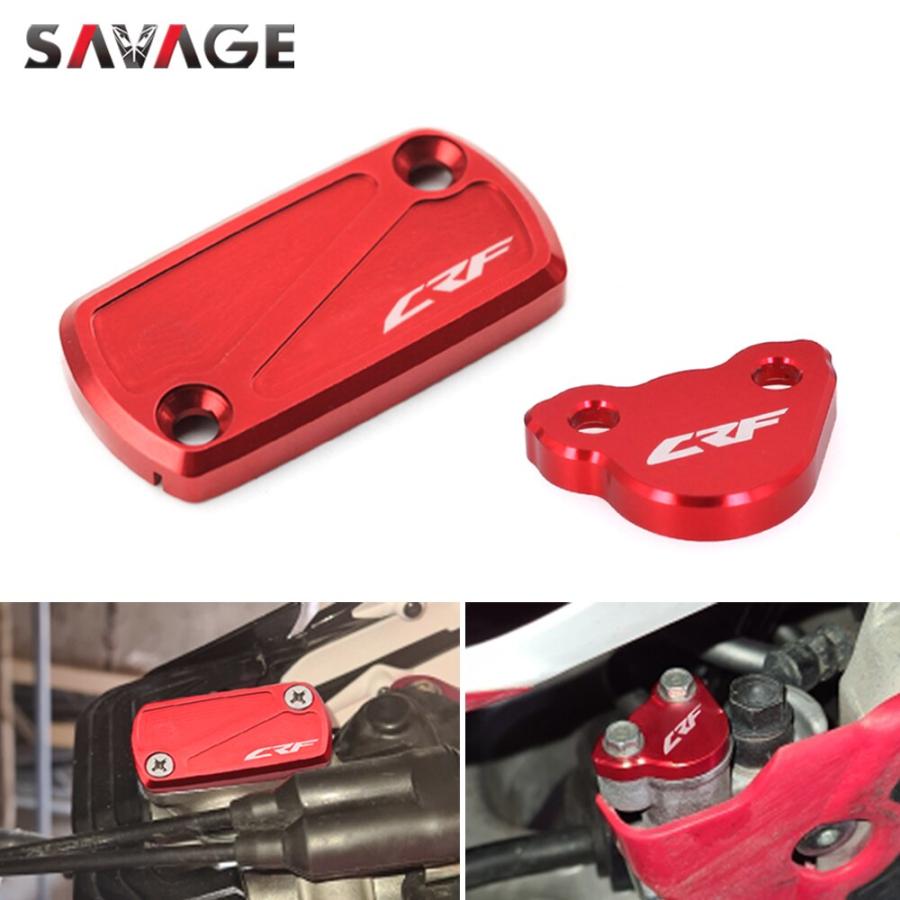 Red Anodized CNC Oil Drain Plug Cover For Honda CRF230F/150F (2003-2017)