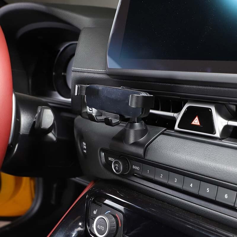 トヨタ カーセンターコンソールベント携帯電話ホルダーGPSナビゲーションスタンドスープラGR A90 2019-2022カーパーツの回転可能な