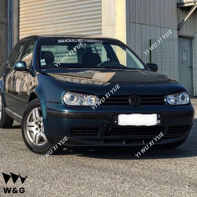 VW ゴルフ 4 ゴルフ 4 GTI TDI SDI R32 1997-2006 2 枚光沢黒ヘッドライト眉瞼ヘッドランプ カバー トリム車ステッカ｜calore｜04