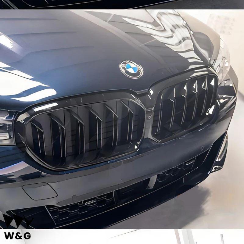 グロッシーブラック フロントバンパーバー キドニーグリル BMW 5シリーズ G30 セダン / G31 ワゴン / F90 M5 LCi 2020｜calore｜05