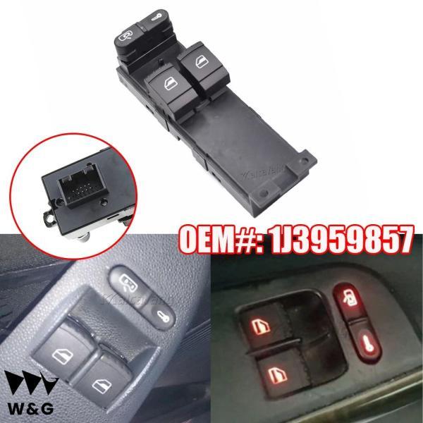 運転席側電動パワーウィンドウ マスターコントロール リフタースイッチ 1J3959857 VW Bora Golf 4Passat Seat