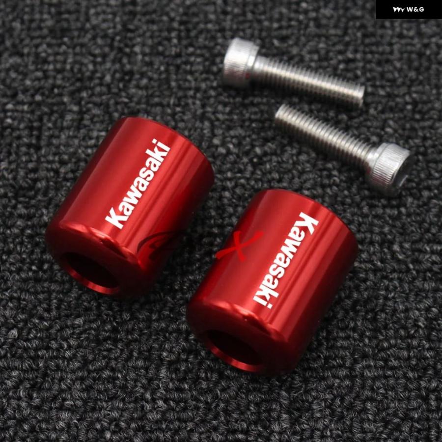 カワサキ バイク CNC ハンドルバー グリップ バーエンドキャップ