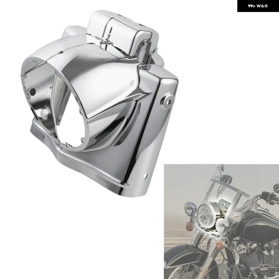 ハーレー　ショベル　系　ヘッドライトカバー　ナセルカバー 並行輸入品】 7インチ ラウンド ヘッドライト ナセルカバー ハーレー