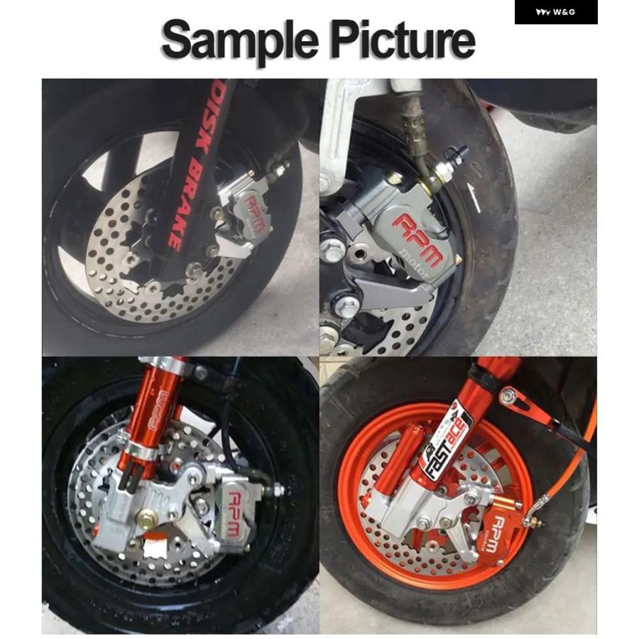 ま*る様 ディスクブレーキキャリパーとディスクローターの中古品セット 高品質]フローティングステンレスビッグディスクローター190mm金+