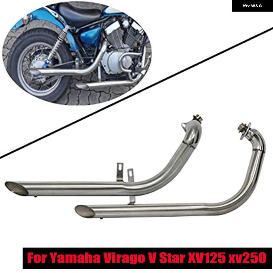 オートバイのエキゾーストパイプキット 用 ヤマハ 用 ビラーゴ 用 V