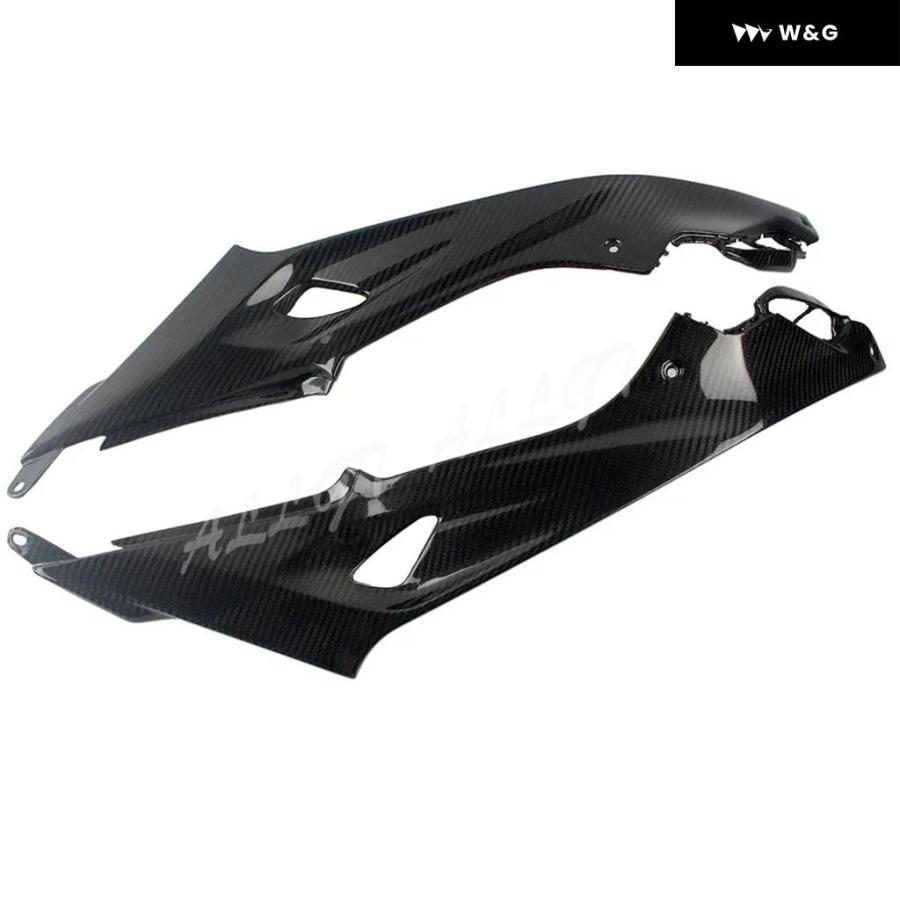 並行輸入品 カーボンプリント オートバイ バイク ABS インジェクションタンク サイド トリム カバー パネル フェアリング BMW S1000RR 2015-18用_3