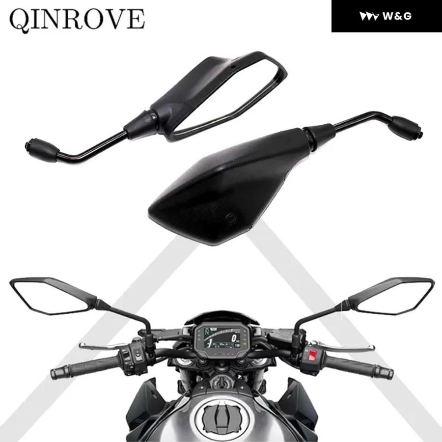 ブランド登録なし - 並行輸入品 汎用 自動二輪車 自動二輪車 バックミラー 10MM 黒いこと 側面バックミラー 付属品 カワサキ Z650 Z7
