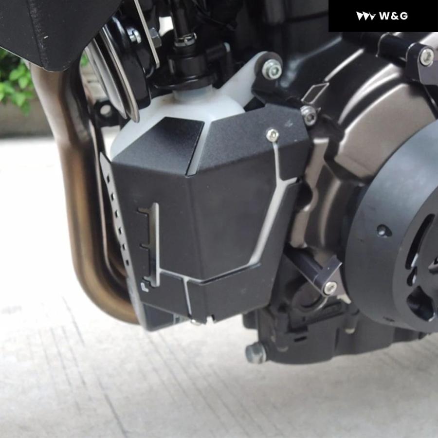 並行輸入品 MT07 FZ07 クーラントリカバリータンクシールドカバー ヤマハ MT-07 FZ-07 XSR 700 XSR7 | ブランド登録なし