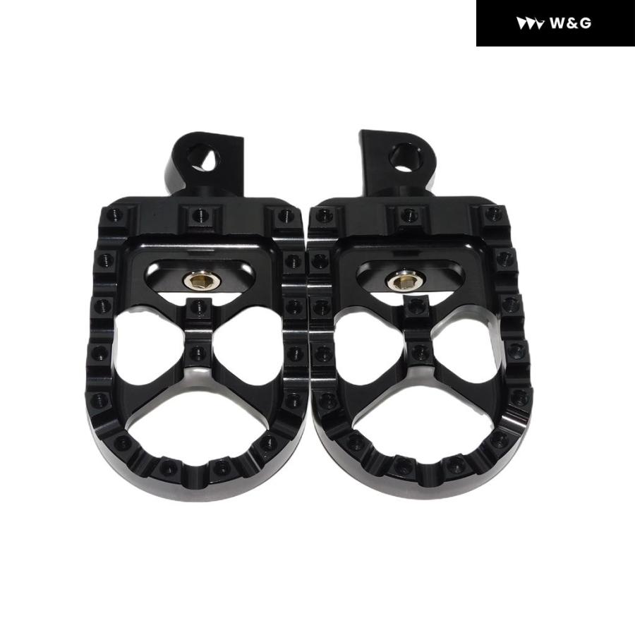 並行輸入品 オートバイ バイク ブラック フットペグ CNC ギア シフト ブレーキペダル トゥ シフター ペグ ハーレー ダイナの画像