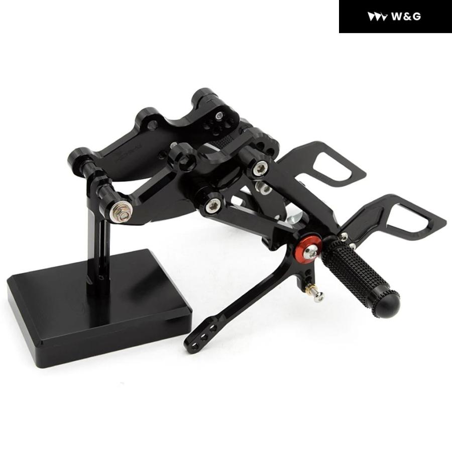 並行輸入品 CNC GP シフター オートバイ リアセット アプリリア RS4 125 4T 2011-2016 フットレスト フの画像