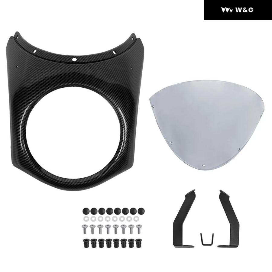 並行輸入品 CB650R CB1000R ヘッドライトフェアリング フロントカウルカバーマスク ホンダ 650R 2018 201の画像