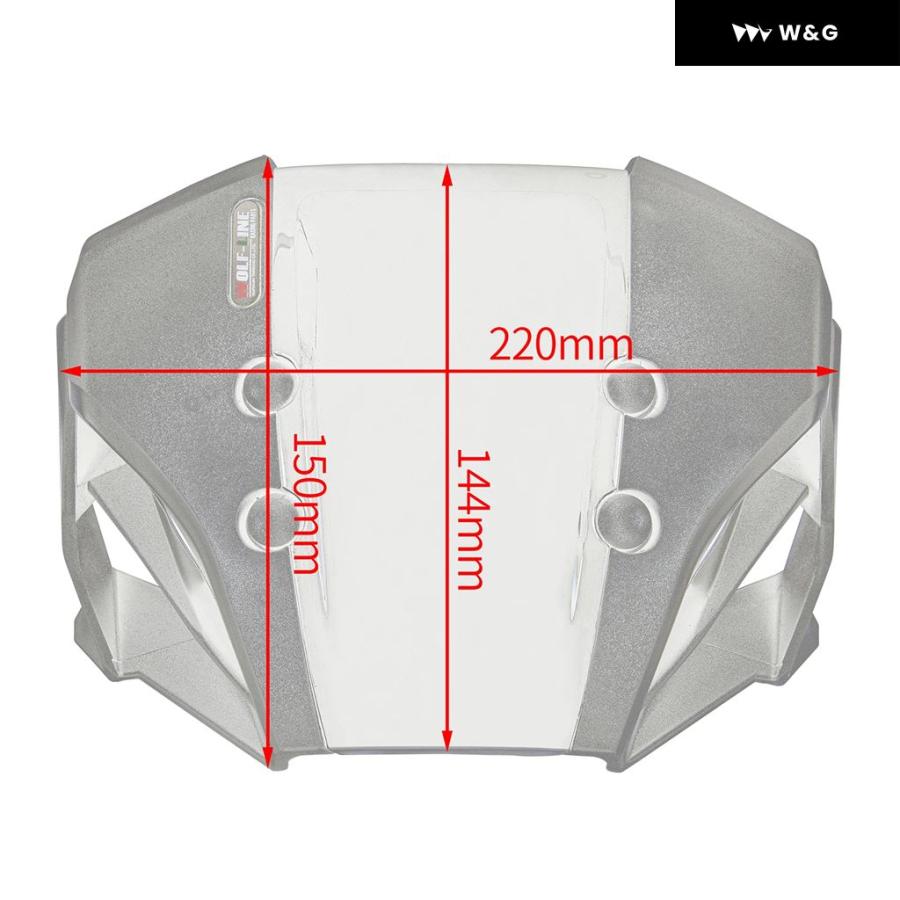 並行輸入品 CB1000R CB650R フロントスクリーン ウインドシールド ウインドスクリーン ウインドデフレクター ホンダの画像