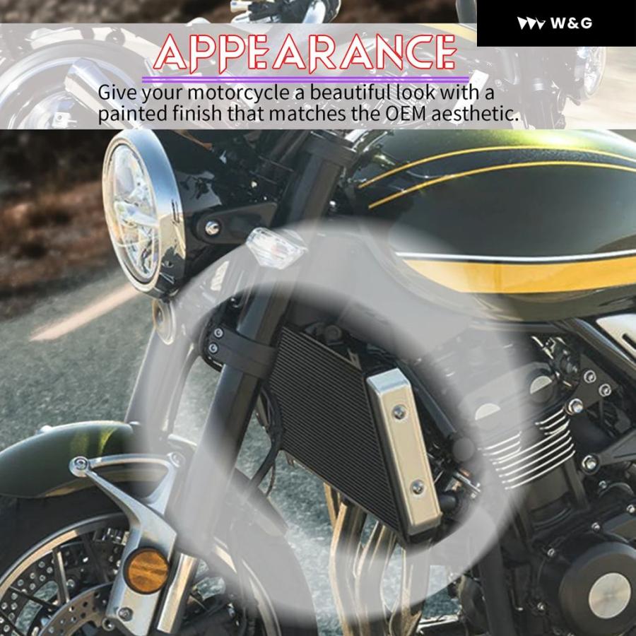 並行輸入品 Z900RS 冷却水クーラーラジエーター KAWASAKI Z900 RS 2018-2024 RS SE CAFEの画像