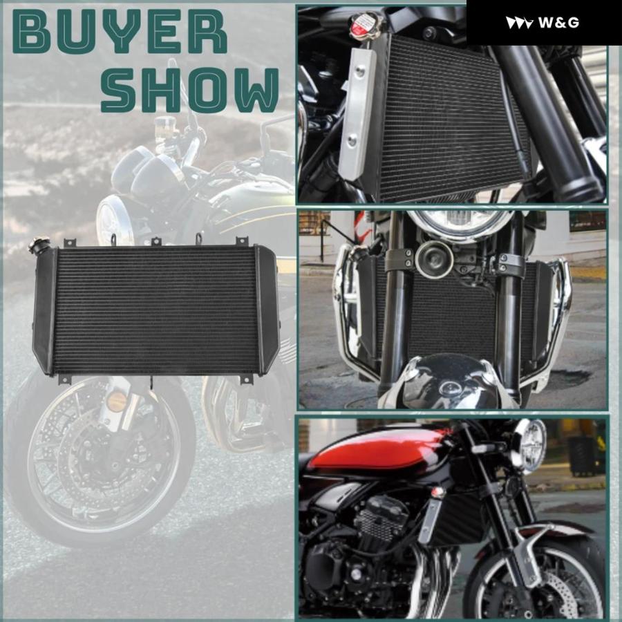 並行輸入品 Z900RS 冷却水クーラーラジエーター KAWASAKI Z900 RS 2018-2024 RS SE CAFEの画像