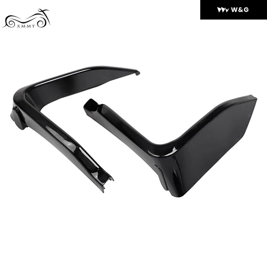 並行輸入品 グロスブラック ABS フェアリングエッジ ロワーコーナートリム ホンダ ゴールドウイング GL1500I インタースの画像