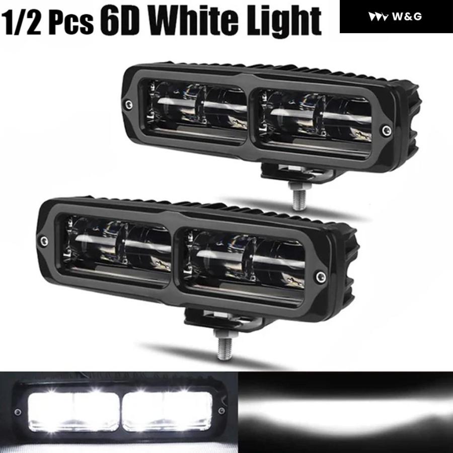 並行輸入品 12-80V 20W 汎用 オートバイ フォグランプ LED 補助運転スポットライト モト作業灯 オフロード バイクの画像