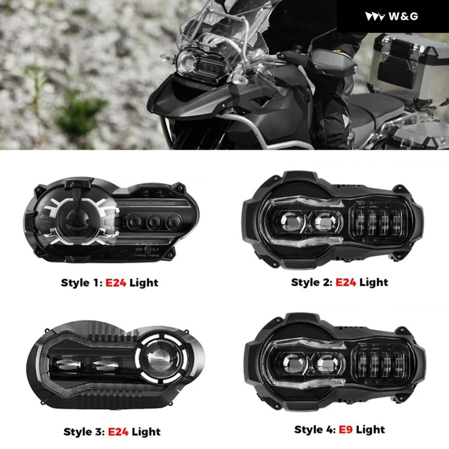 並行輸入品 E-MARK LEDヘッドライト BMW R1200GS R1200GS 2004-2012 R1200GS ADVの画像