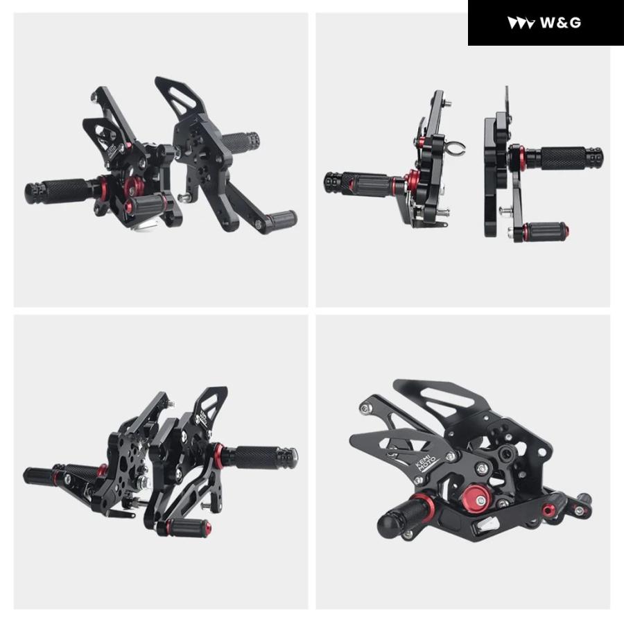 並行輸入品 R25 R3 リアセット フットレスト リアセット ペダル フットペグ レスト リアセット CNC 合金 YAMAHAの画像