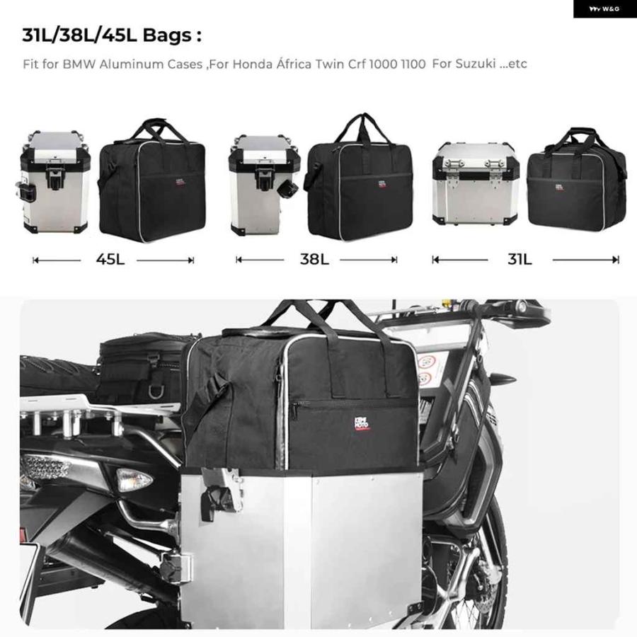 並行輸入品R1250GS R1200GS バッグ トップケース インナーバッグ PVC ラゲッジバッグ BMW R1200GS L_8