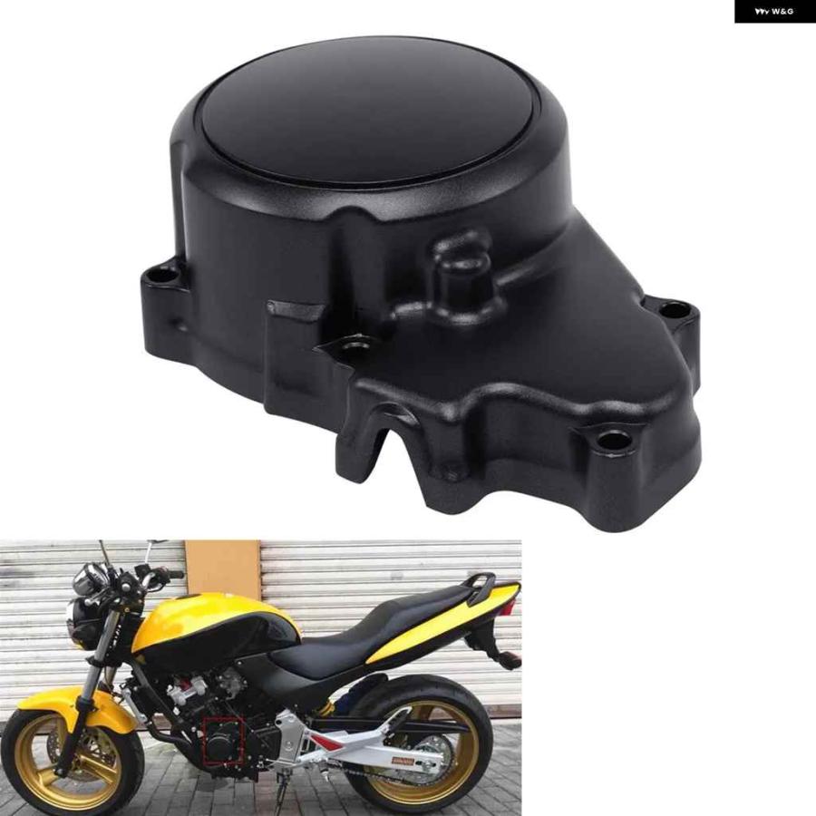 HONDA ホーネット250 クランクケース ホンダ [M-250519-60] 並行輸入品マットブラック アルミ エンジン ステーター クランクケース