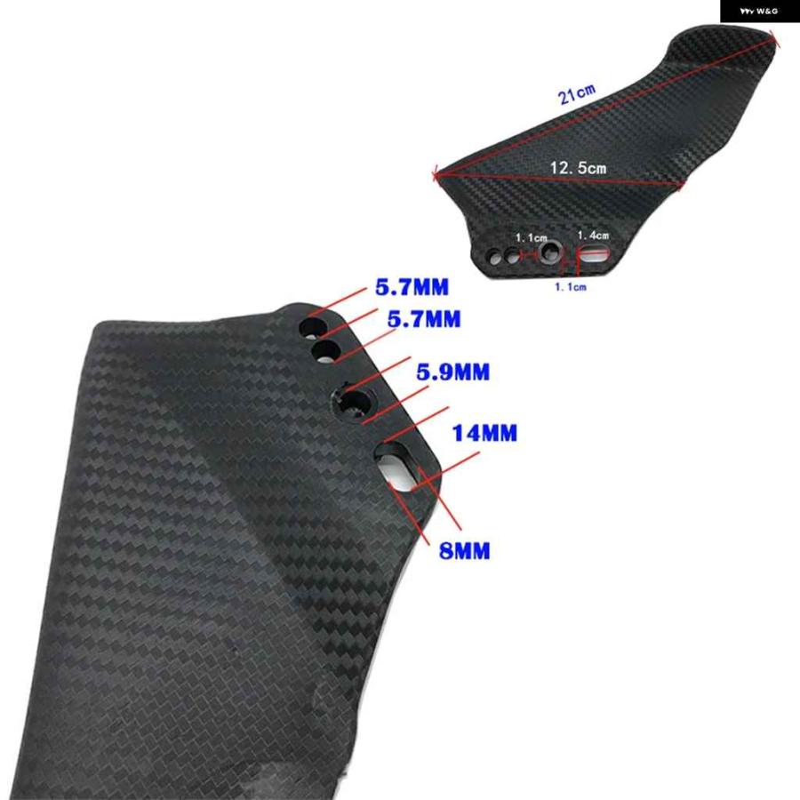 並行輸入品ウィングレット エアロダイナミックウィングキット スポイラー リアビューミラー 固定翼 ホンダ CBR650R CB10_2