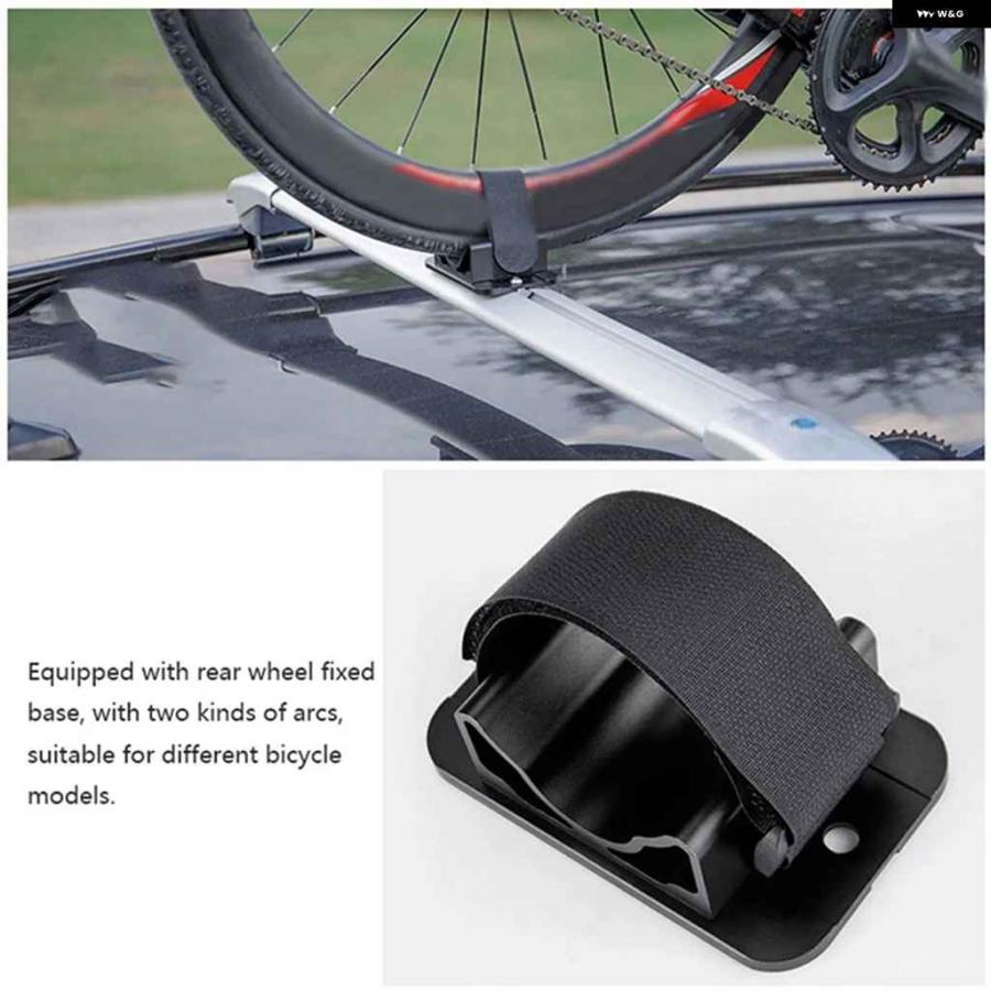 並行輸入品車用自転車ラック ロード MTB ルーフラック クイックリリース自転車取り付け ブラケット 固定クリップ ルーフラックの画像