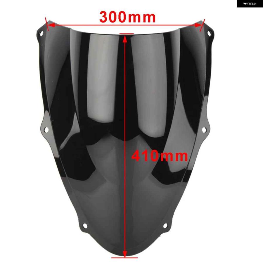 並行輸入品オートバイ バイク ウインドスクリーン ABS ダブルバブル ウインドシールド ウインドシールド スクリーンカバー スズ_9