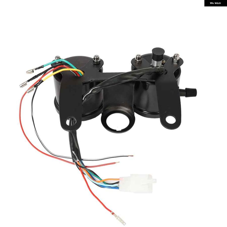 並行輸入品12V ブラック オドメーター タコメーター スピード メーター ゲージ 汎用 オドメーター LED スピード メーターの画像