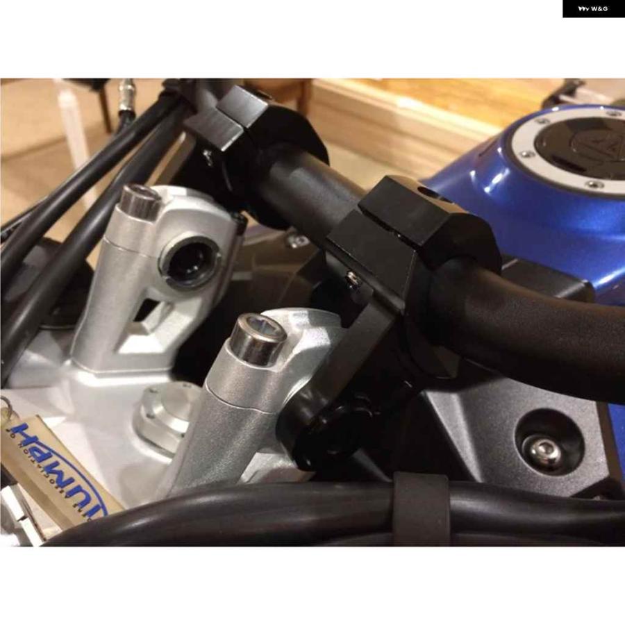 並行輸入品BMW G310R 2017 2018 2019 22MM 7/8インチ ハンドルバー ライザー ファットバー マウントの画像