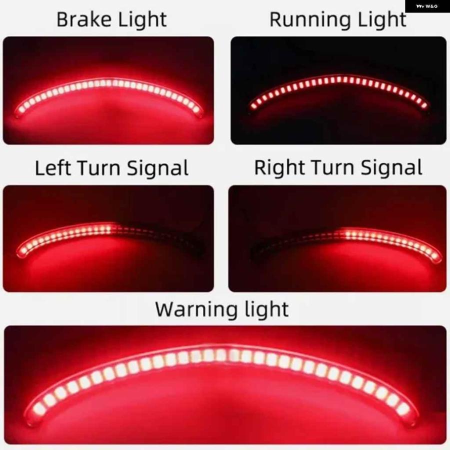 並行輸入品オートバイ バイク LED 一体型 LED テールライト リア ブレーキライト インジケーター ランプ ハーレー ファッ_4