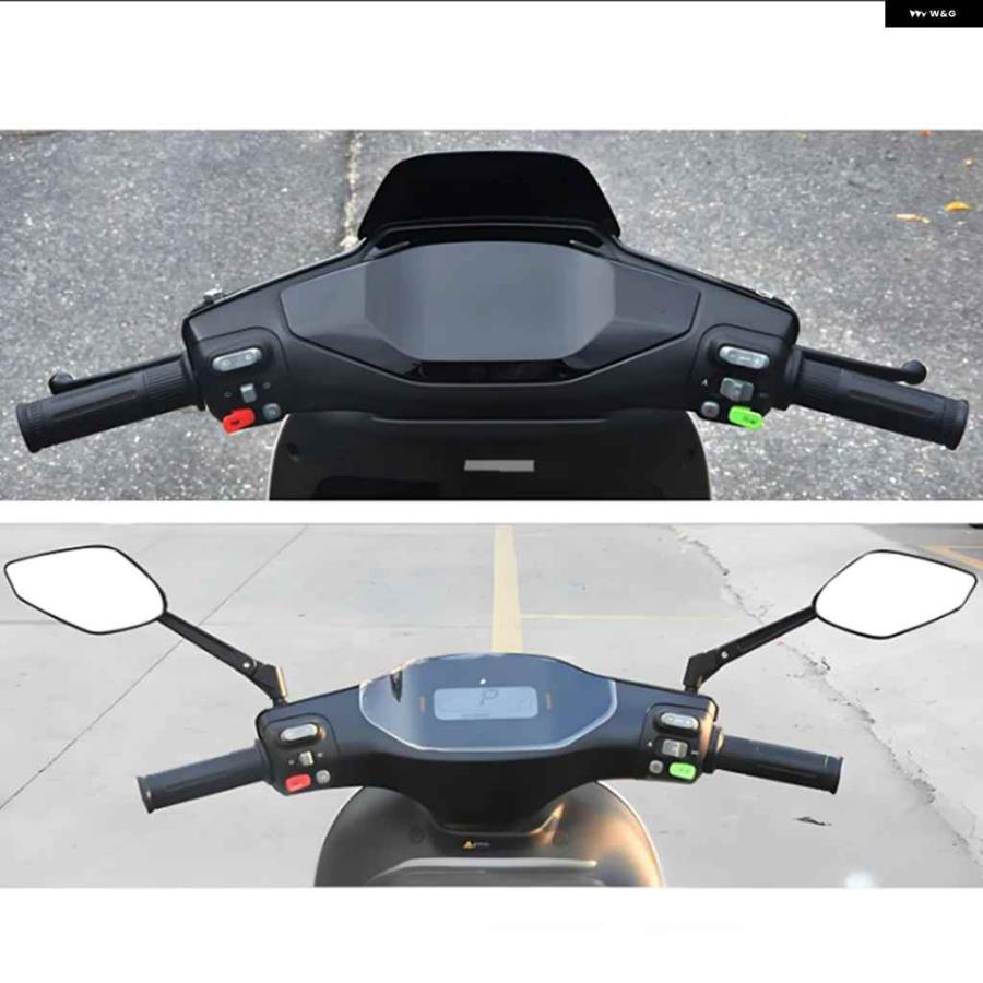 並行輸入品8MM 10MM オートバイ バイク バックミラー アルミサイドミラー 汎用 スズキ SV 400 650X SV100_5