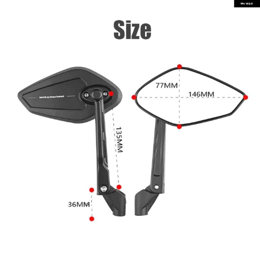 並行輸入品8MM 10MM オートバイ バイク バックミラー アルミサイドミラー 汎用 スズキ SV 400 650X SV100_6