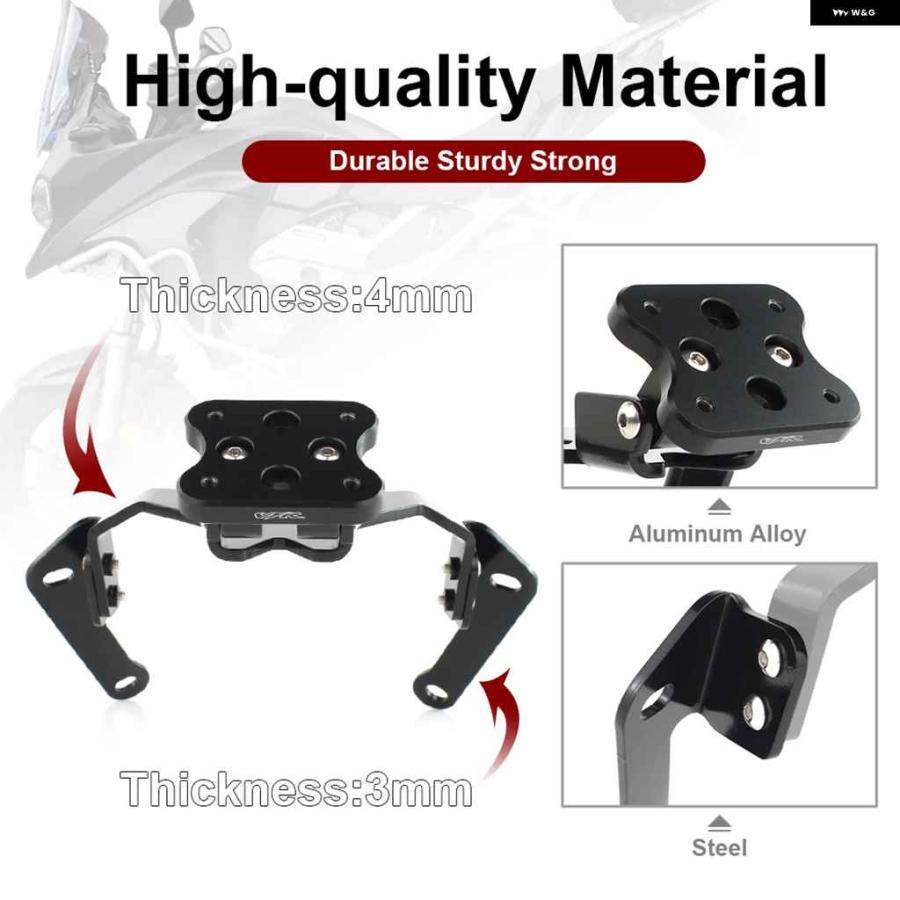 並行輸入品ホンダ VFR800X 2015-2016 VFR 800X GPSナビゲーションプレート ブラケット 電話 スタンドの画像