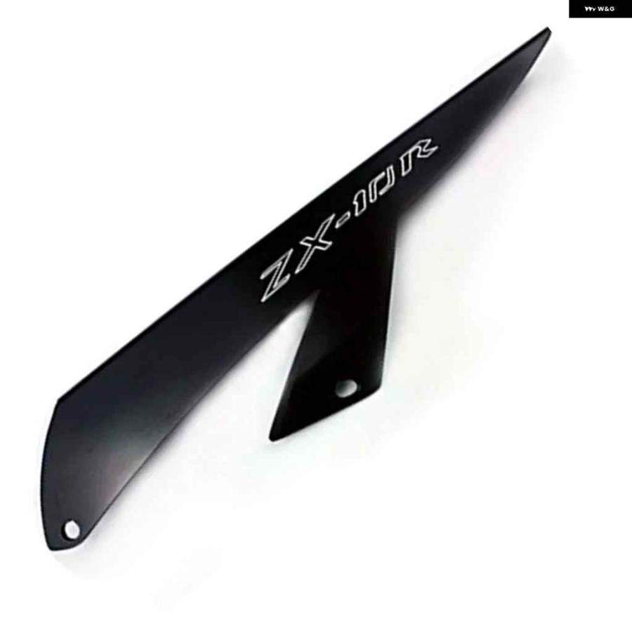 並行輸入品ブラック チェーン ガードカバー カワサキ 2006-2009 ZX-10R パーツ  カスタム パーツ アクセサリーの画像