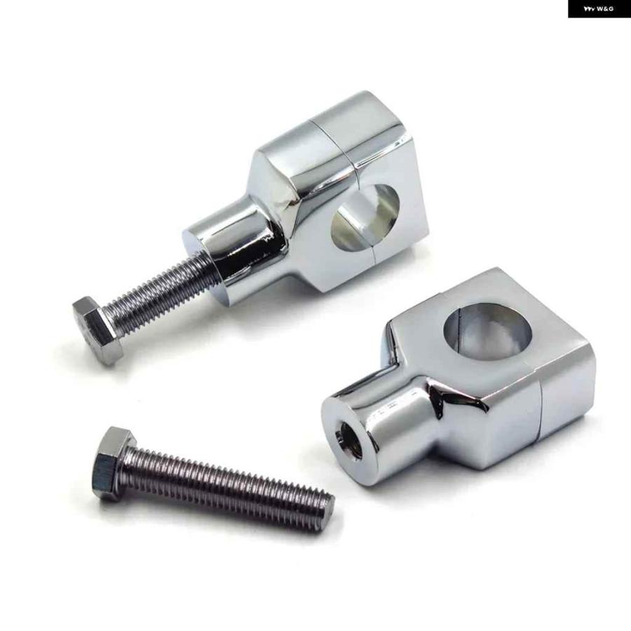 並行輸入品1.25インチ ハンドルバー ライザー クランプ ハーレー クルーザー チョッパー パーツ 31.25MM ブラックの画像