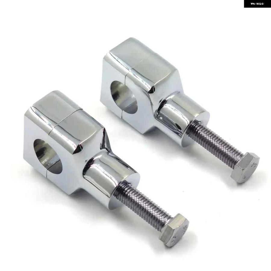 並行輸入品1.25インチ ハンドルバー ライザー クランプ ハーレー クルーザー チョッパー パーツ 31.25MM ブラックの画像