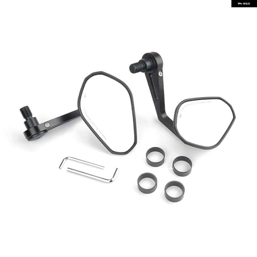 取り外し不可の収納型】オートバイのハンドルバーミラー FZ1 ため
