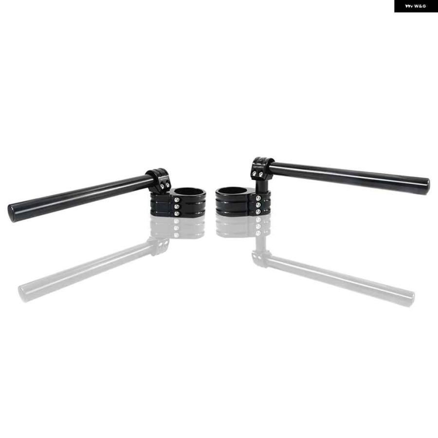 並行輸入品43MM オートバイ バイク CNC 調整可能 ハンドルバー クリップオン ヤマハ FZR 1000 EXUP XJRの画像