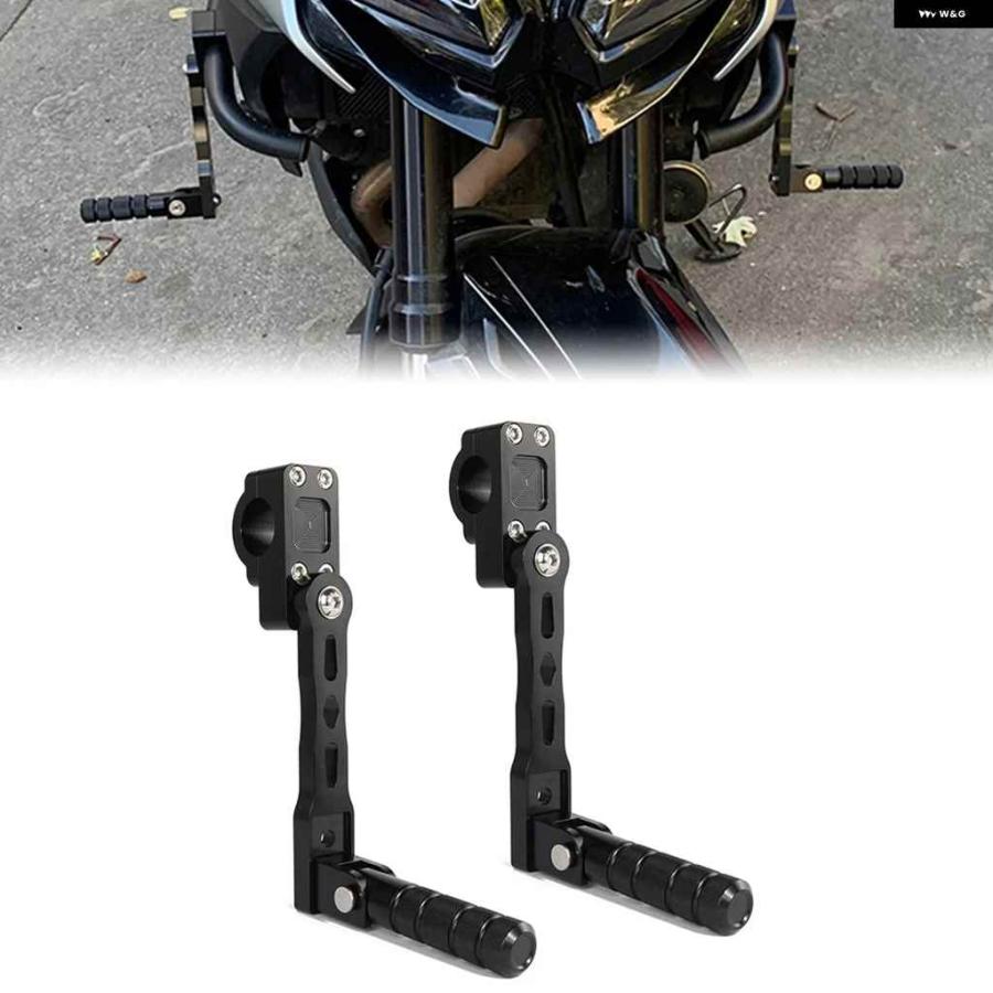 並行輸入品オートバイ バイク ライダー用 フットペグ キット カワサキ KLR650 1987-2018 KLE 500 KLXの画像