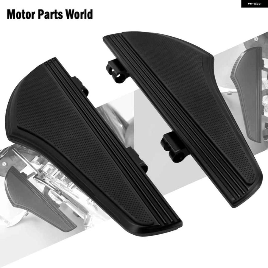 並行輸入品オートバイ バイク フロント 運転席側 フロアボード ノンスリップ フットペグ フットレスト ハーレー ソフテイル ファ