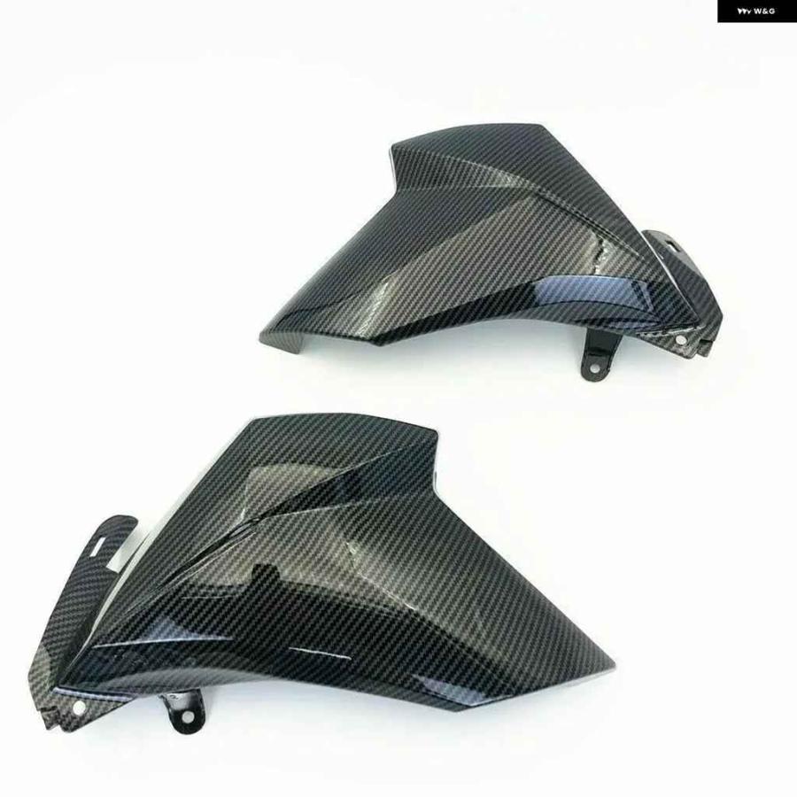並行輸入品カワサキ Z800 2013-16 フロントサイドカバー トリム パネル フェアリング カーボンカラー カスタム パー_2