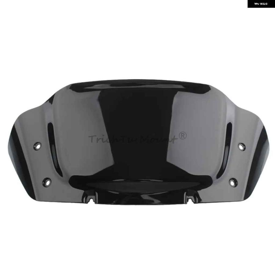 並行輸入品1ピース オートバイ バイク フロント フェアリング ウインドシールド ウインドスクリーン ウインドデフレクター ブラッ