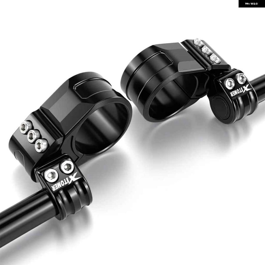並行輸入品オートバイ バイク ハンドルバー レーシング 調整可能 CNC クリップオン MV アグスタ F3 2014 2015の画像