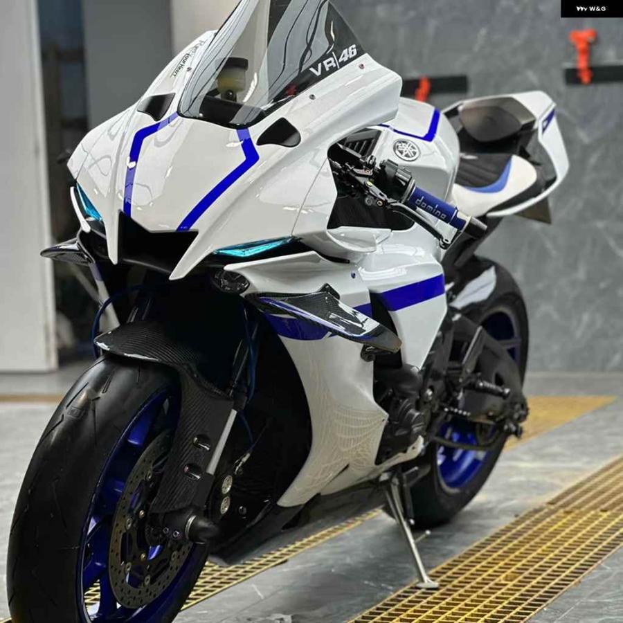 並行輸入品2020-2025 ウィングレット キット ヤマハ R1M オートバイ バイク アクセサリー 固定ウィング R1M 固定_4