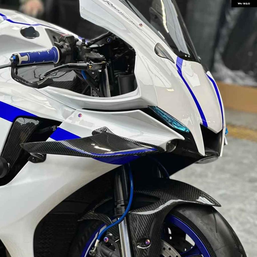 並行輸入品2020-2025 ウィングレット キット ヤマハ R1M オートバイ バイク アクセサリー 固定ウィング R1M 固定_6