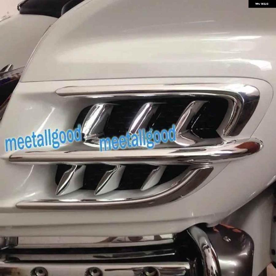 並行輸入品プレミア シャークギルズ フェアリング ホンダ ゴールドウイング GL1800 2001-11 クローム カスタム パ_5