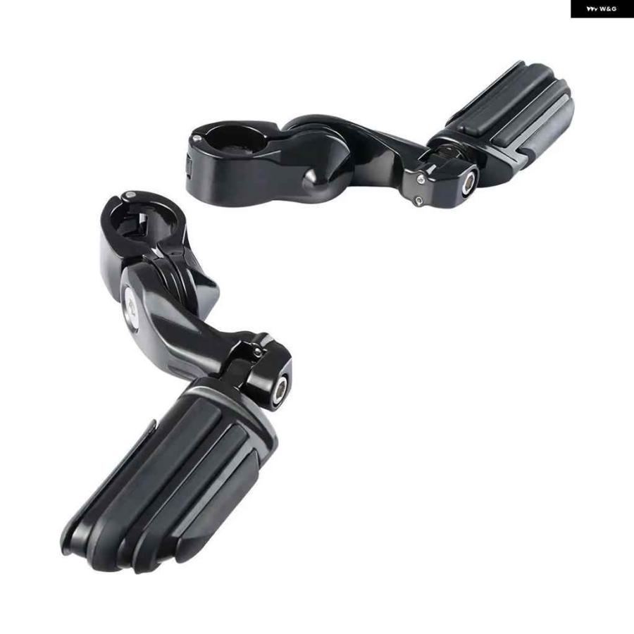 並行輸入品オートバイ バイク 32MM 1.25インチ 1-1/4インチ ショートアングル フットペグ ハーレー ツーリング FL_5