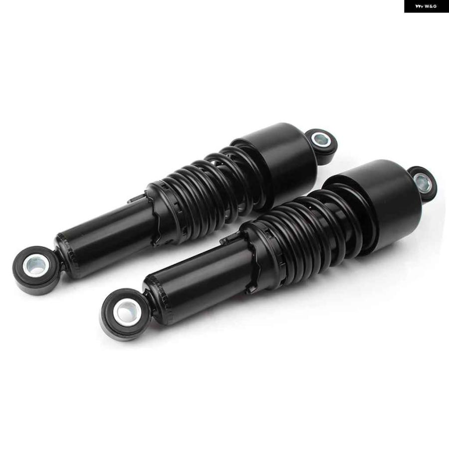 並行輸入品1ペア 279MM ブラック リアショック アブソーバー サスペンション クッション ダンパー ハーレー  カスタム パの画像