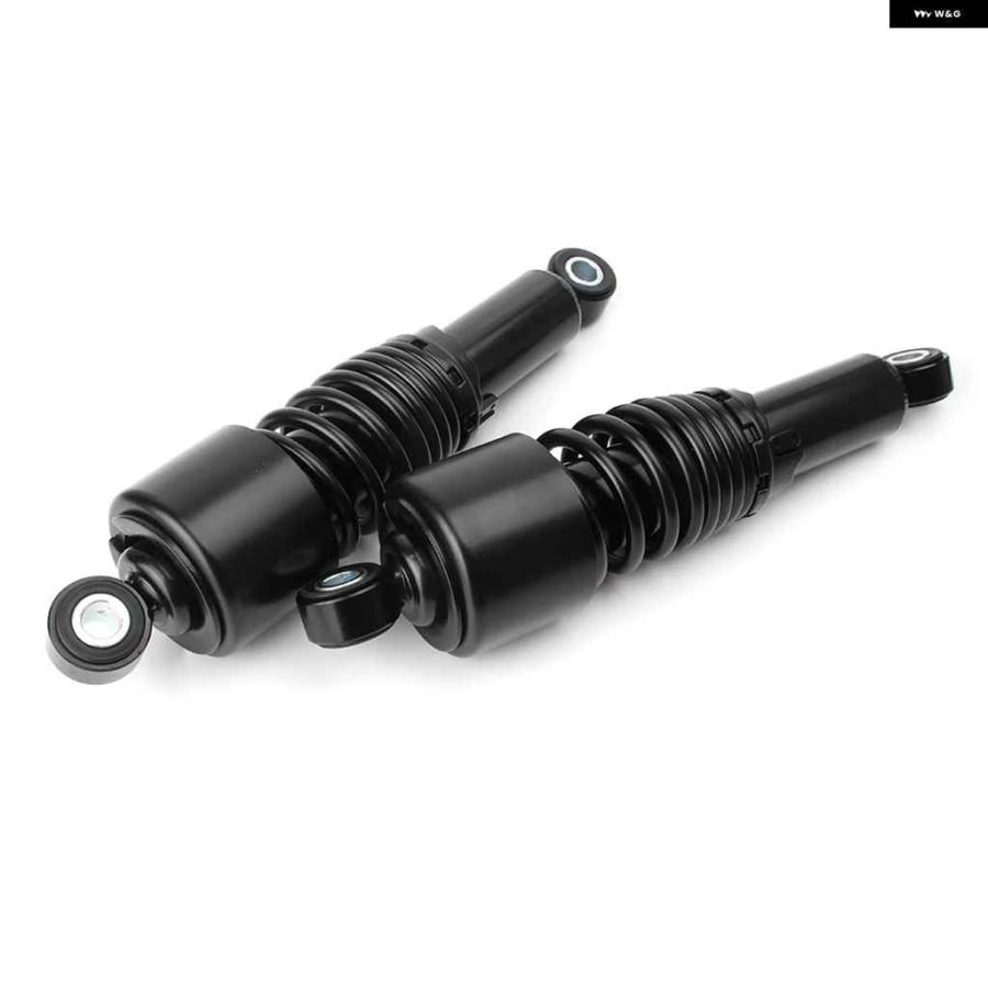 並行輸入品1ペア 279MM ブラック リアショック アブソーバー サスペンション クッション ダンパー ハーレー  カスタム パの画像